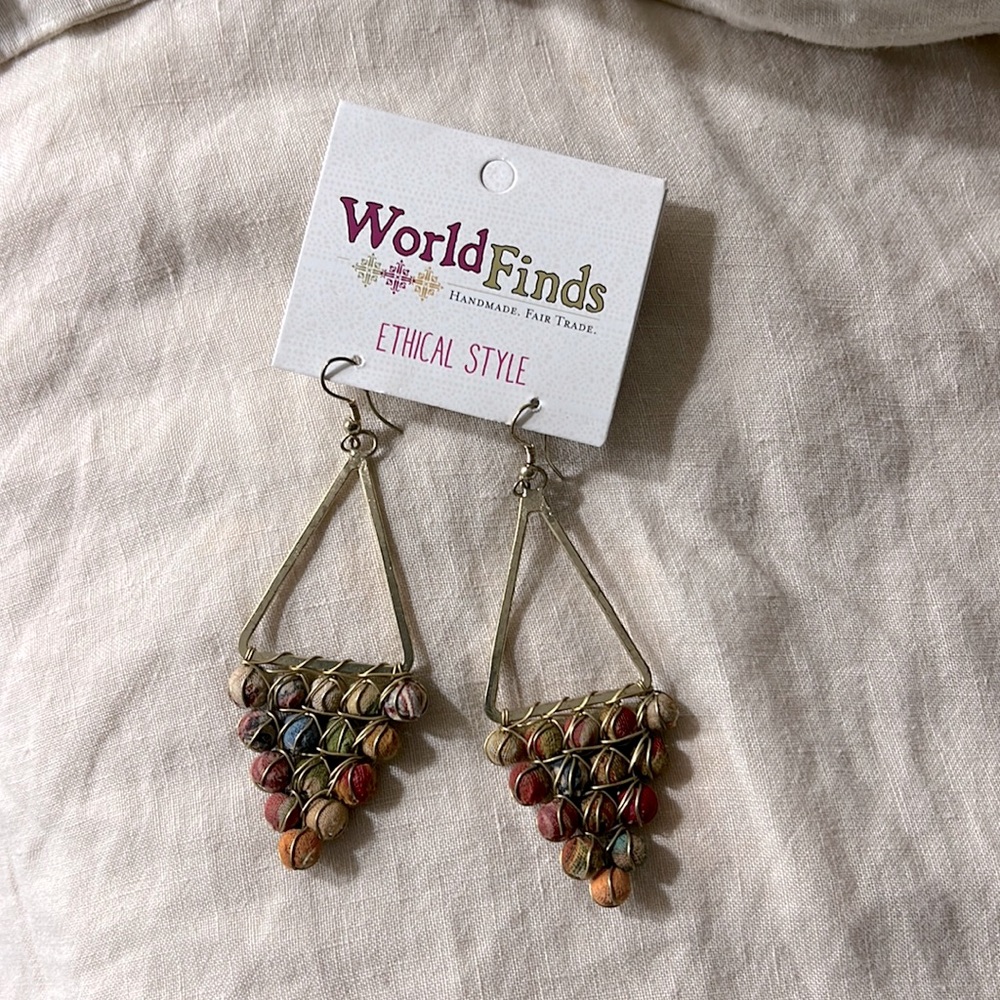 Gold earrings